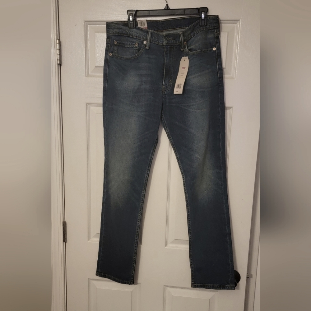 NWT Levi's 511 Slim Stretch denim jeans 34 x 32